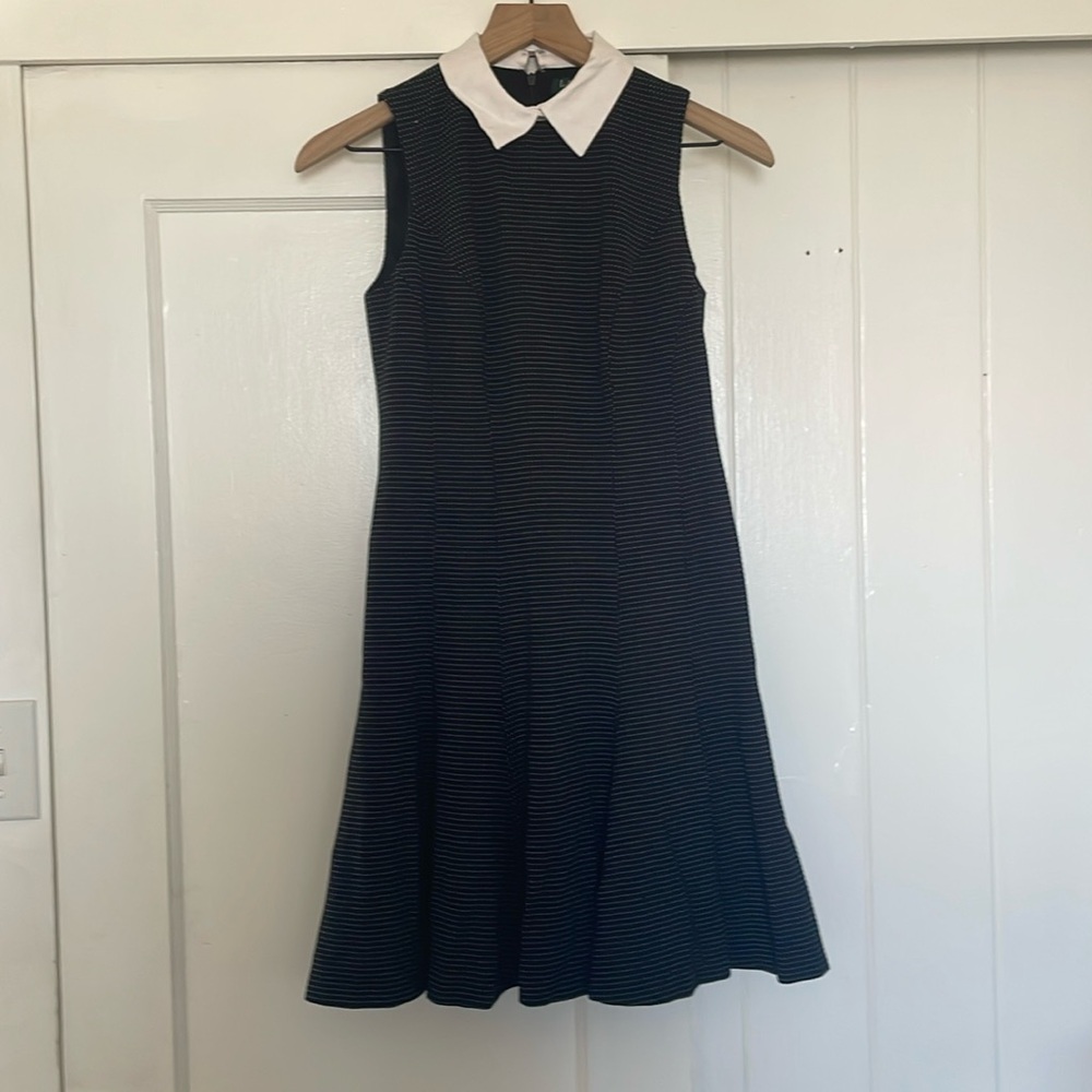Ralph Lauren collared polka dot dress 2P